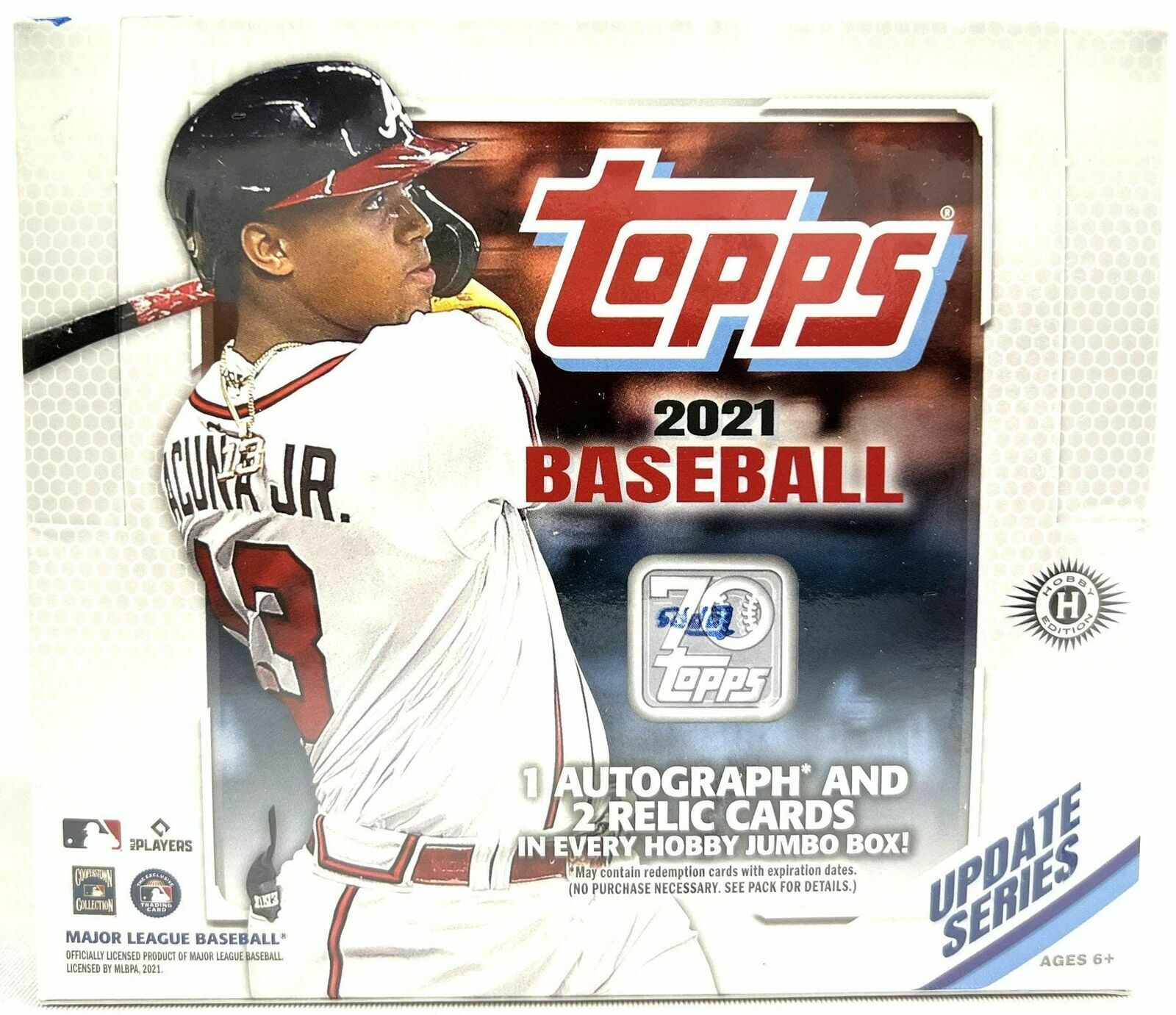 2021 TOPPS UPDATE MLB BASEBALL JUMBO BOX